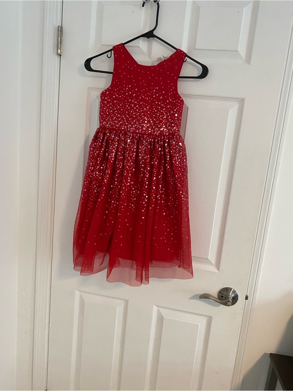 H&M Sparkling Red Tulle Party Dress for Girls